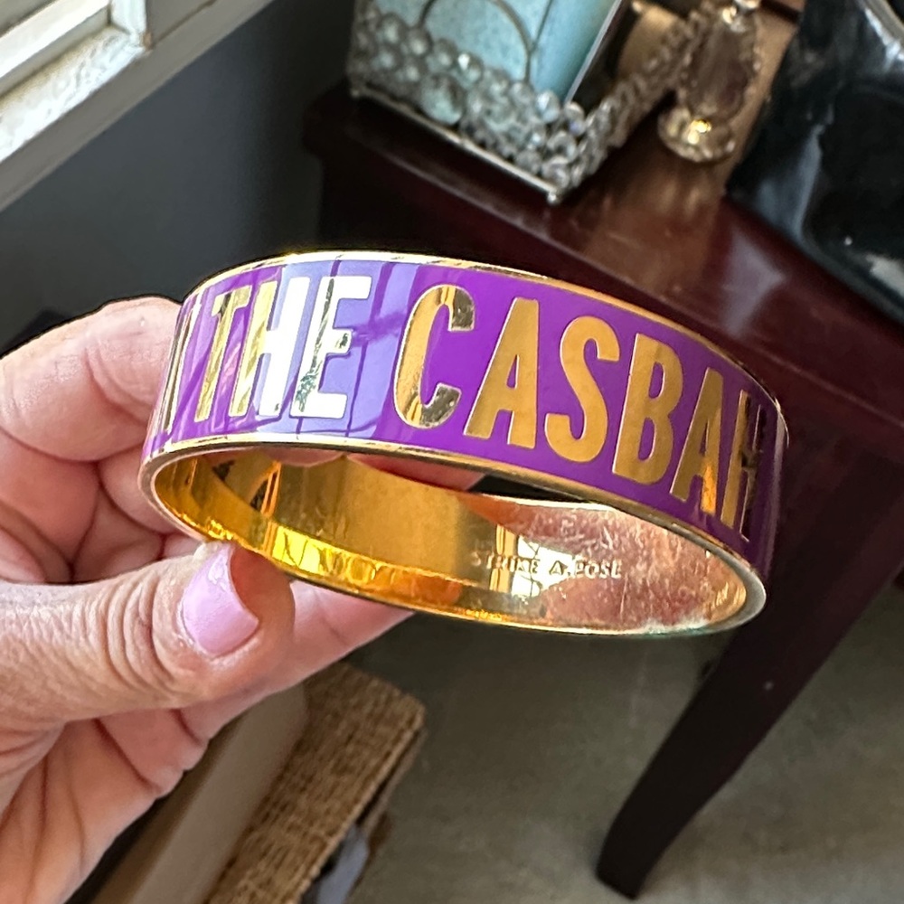 Kate Spade purple and Gold Rock the Casbah Bracelet